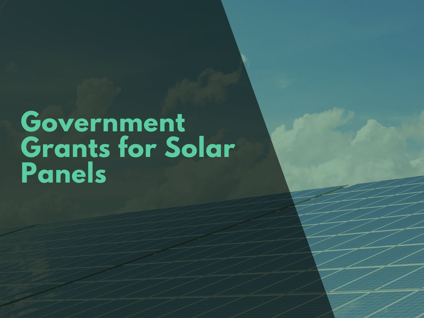 Government Grants for Solar Panels