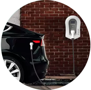 EV Charger with Car